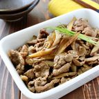 舞茸・ごぼう入り♪牛肉のしぐれ煮風