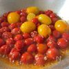 ミニトマトのパスタの工程1