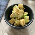 和えるだけ1分！アボカドのわさびポン酢和え