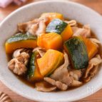 【豚バラとかぼちゃの煮物】ほっこりおいしい簡単和食♪