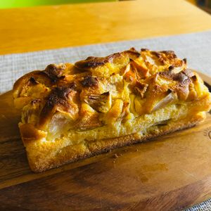puricoの作ってみた!投稿(【りんごと柿のヨーグルトポムポム】ホットケーキミックスで簡単)