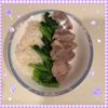 のののんの作ってみた!投稿(炊飯器で同時におかずとご飯☆もっちり蒸し豚と生姜ご飯)