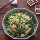 和えるだけ！水菜とベビーチーズの中華風和え物
