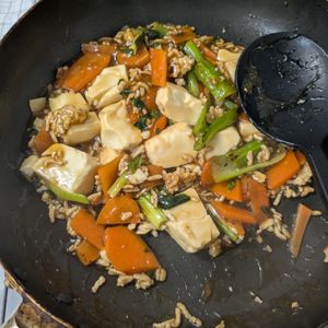 1485848の作ってみた!投稿(【豆腐と小松菜のそぼろあん】節約食材でパパッと作る♪)
