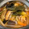 えんぢさんの作ってみた!投稿(野菜たっぷり《ユッケジャン風♡食べるスープ》)