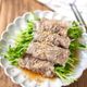 豆苗の豚巻きレンジ蒸し【糖質オフ・糖質制限・ダイエット】