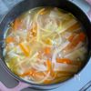 定番野菜の具だくさん豚汁【栄養満点・野菜たっぷり】の工程2