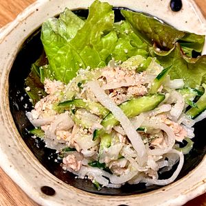 michuの作ってみた!投稿(＼パリパリやみつき／大根とツナのごまマヨサラダ)