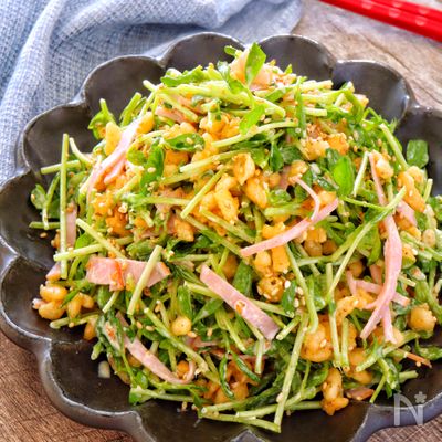 もりもり食べられる！無限豆苗♩3分でできる！ボリューム副菜