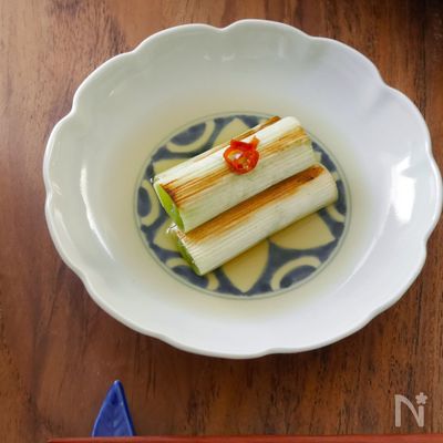 長ねぎの焼き浸し
