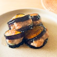 ナスのはさみ焼き