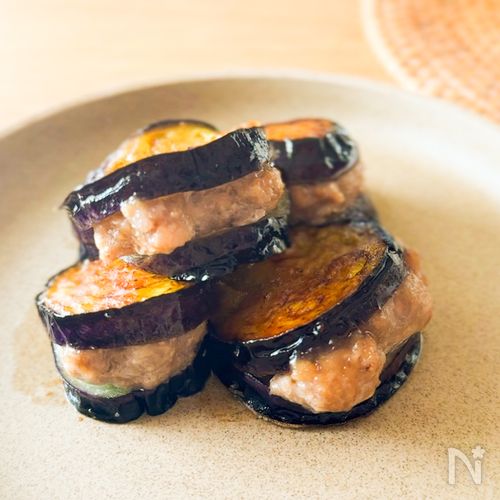 ナスのはさみ焼き