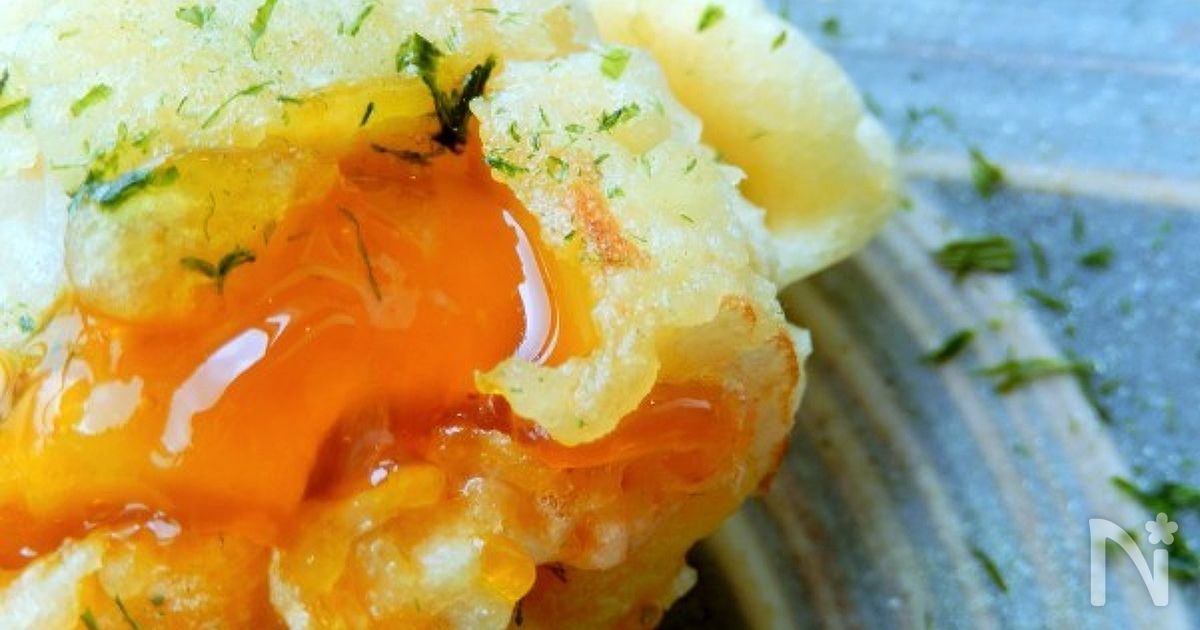 卵の黄身のしょうゆ漬け天ぷら By 曽布川優子 レシピサイト Nadia ナディア プロの料理家のおいしいレシピ