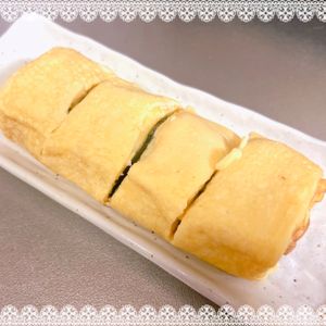 にゃ〜むずの作ってみた!投稿(白だし入りたまご焼き【冷凍・作り置き】)