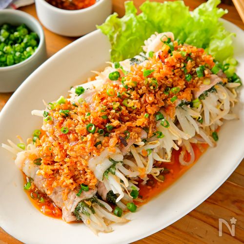【もやしの豚肉巻き】レンジ5分30秒!簡単・節約・絶品おかず