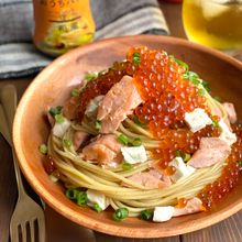 ピエトロおうちパスタで作る☆鮭とクリームチーズの和風パスタ