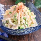 『ポリポリ腸活にも♪』千切り大根と白菜のおかかツナマヨ和え