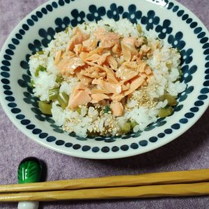 M＊Pの作ってみた!投稿(鮭のせ大根めし)