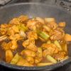包丁まな板使わない✨とろ〜り月見焼き鳥丼🐔🌕の工程4