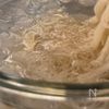 ナスとひき肉のピリ辛そうめん丼の工程1