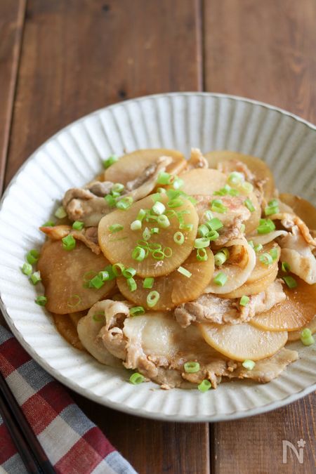 豚バラ大根の重ね蒸し焼き