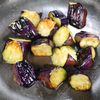 菜の花のおいしい食べ方😋なすと菜花の生姜おかかめんつゆ和えの工程2