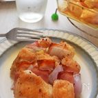 「チキンとベーコンの重ね焼き」オーブントースターでも