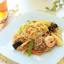 【五目焼きそば】野菜たっぷり低カロレシピ