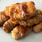 ズッキーニの豚バラ巻き 梅ソース
