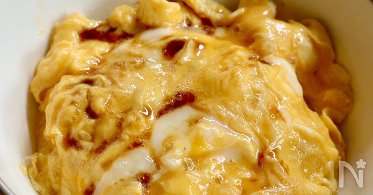 朝食に！5分で出来る！和風スクランブルエッグ丼