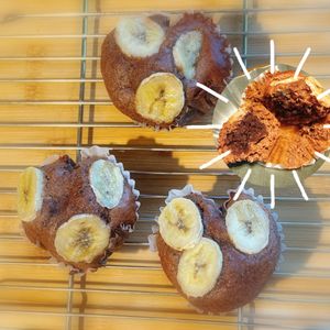 もめむみまの作ってみた!投稿(子どもから大人気！米粉のバナナマフィン)