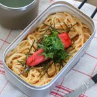 湯切り不要！まるごと明太子の絶品クリームパスタ★キャンプ飯