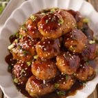 【ご飯によく合う】濃厚黒酢あんのふっくら肉団子 #揚げない