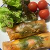 ひまわりの作ってみた!投稿(【ささみと大葉のチーズ春巻き】包丁不要つまみ食いで即なくなる)