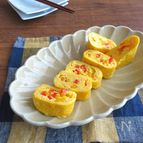 【卵焼き】お弁当の彩りに！パプリカ入りアレンジ卵