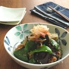 野菜を美味しく◎なすとピーマンのごまみそおかか和え