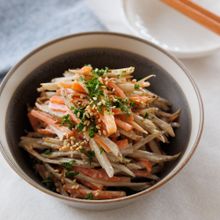 『ごぼうとにんじんの味噌マヨサラダ』作り置きやお弁当に◎