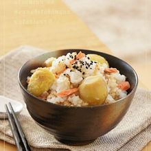 炒り玄米の栗ご飯