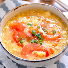 【トマたま酸辣湯風スープ】春雨入り♡さっぱり美味しい！