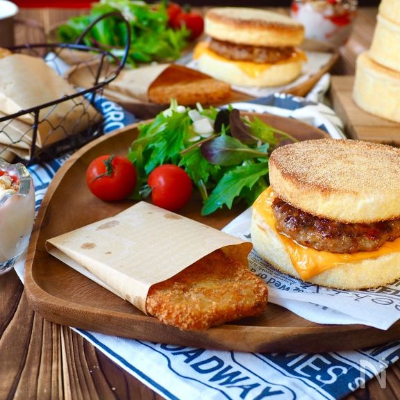 ソーセージマフィン〜自慢のソーセージパテ