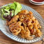 【甘酢だれの豚こま照り焼き】節約食材でも大満足♪