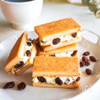 【砂糖・バターなし】米粉のレーズンバターサンド