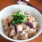 【たこ飯】そうめんつゆ消費、簡単おいしい