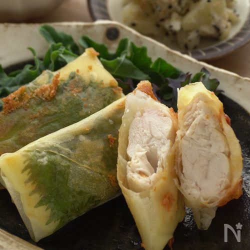 パン粉付け不要!ささみチーズ春巻き