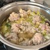 【豚れんこん団子のうま塩スープ】白菜とろり♡の工程3