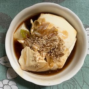 チョビの助の作ってみた!投稿(レンジで簡単☆ごはんがすすむ即席温奴。)