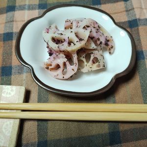 M＊Pの作ってみた!投稿(【お弁当】蓮根でゆかりの酢の物)