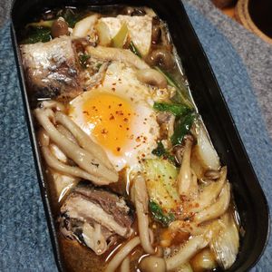 M＊Pの作ってみた!投稿(☆サバ缶で簡単スンドゥブチゲ☆一人鍋♬DHAで受験に勝つ☆)
