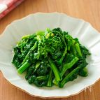 【菜の花のおひたし】5分 味付け一つ、季節のごちそう
