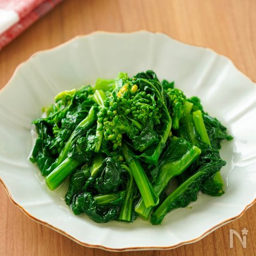 【菜の花のおひたし】5分 味付け一つ、季節のごちそう